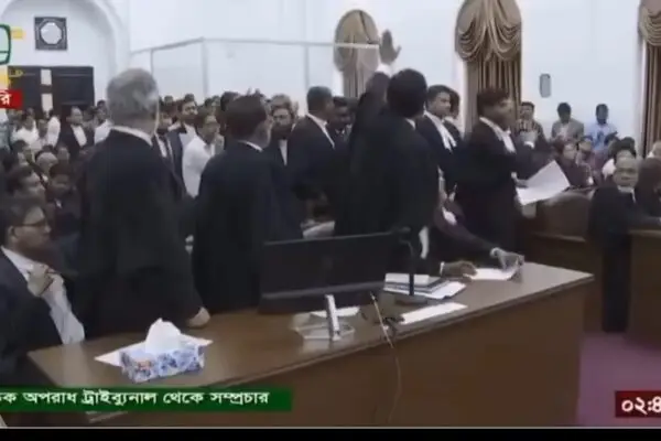 Sheikh Hasina after court verdict on death sentence