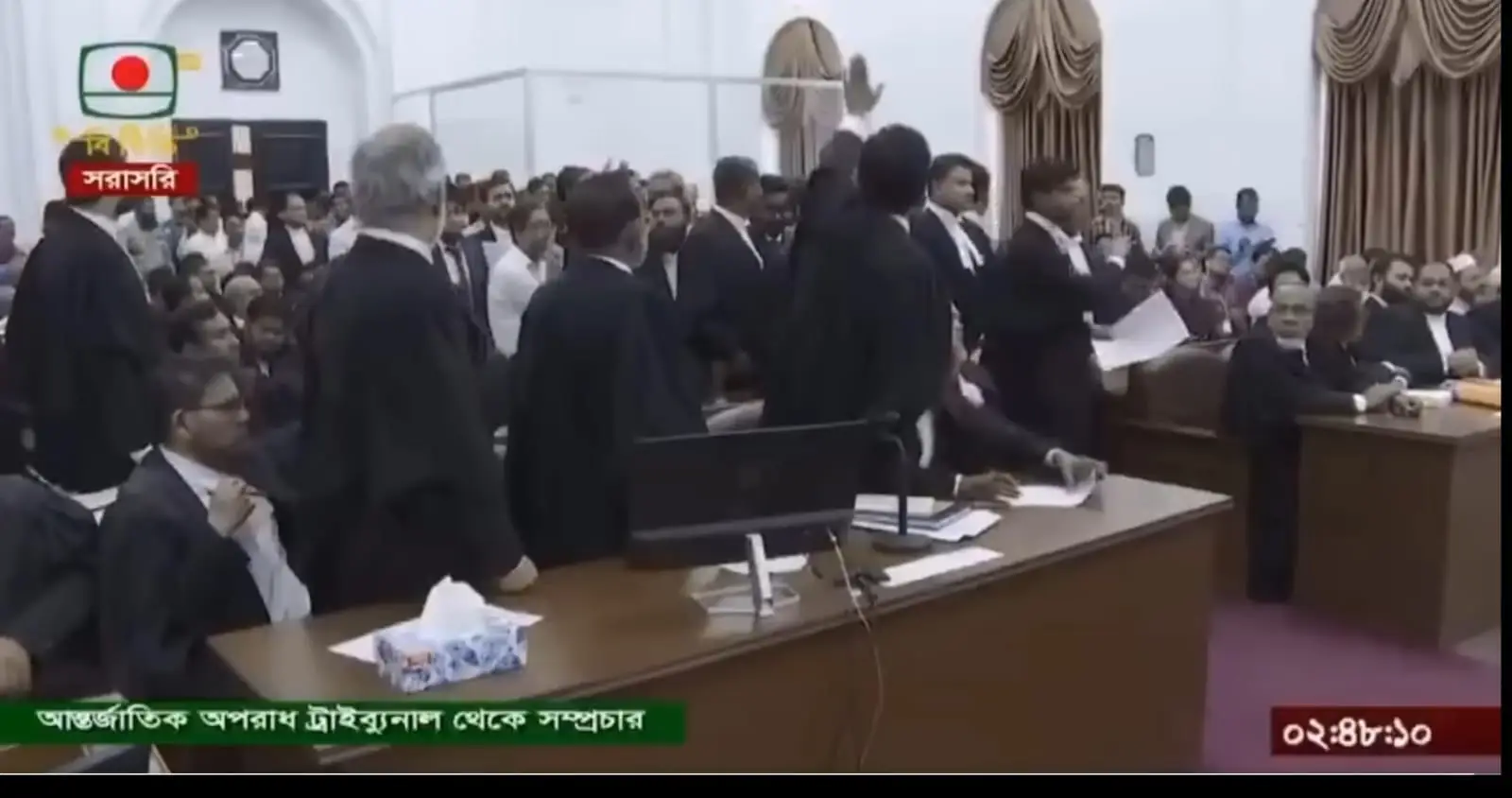 Sheikh Hasina after court verdict on death sentence